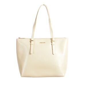 Ivory color Versace tote bag with dustbag